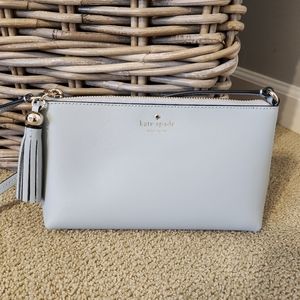 NWOT Kate Spade New York grey blue crossbody bag